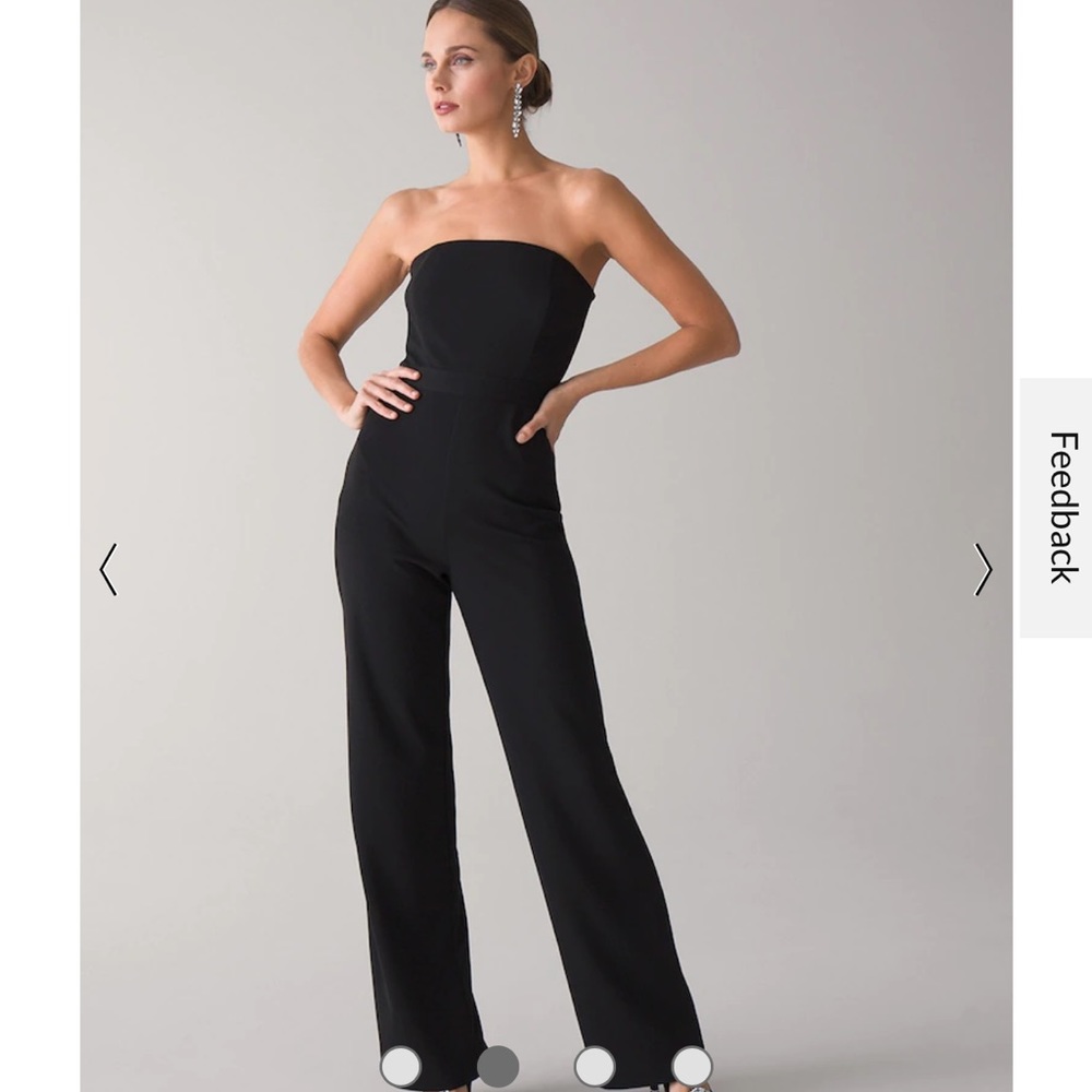 WHBM Black Jumpsuit with removable straps